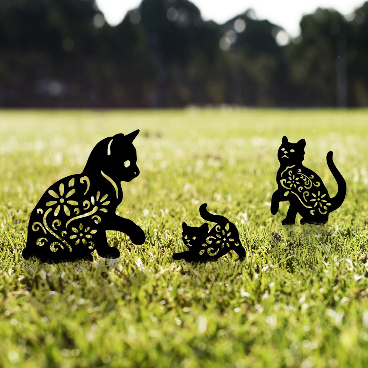 Obiect decorativ de grădină, Fam 02, Negru - imagine 7